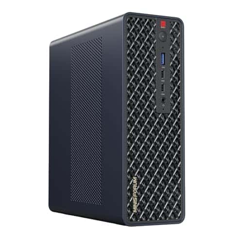 MINISFORUM MS-S1 Max Mini Workstation AMD Ryzen AI Max+ 395(16C/32T) 128GB LPDDR5 2TB SSD Mini PC, HDMI+2X USB4+2X USB4 V2 Video Output, 2x10G RJ45 Port, WiFi7, BT5.4, Radeon 8060S Graphics Computer